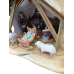 Polychromovaný dřevěný betlém 14C4